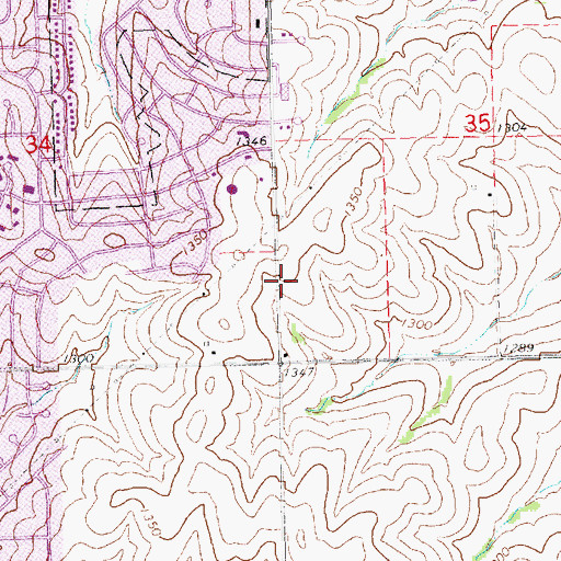 Topographic Map of Garden View Church, NE