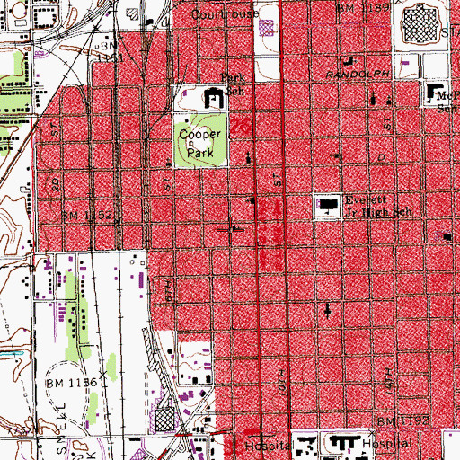 Topographic Map of Ebenezer United Church of Christ, NE