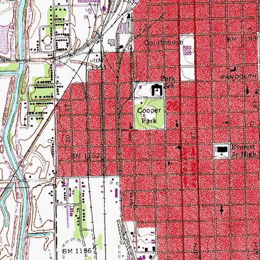 Topographic Map of Friedens Lutheran Church, NE