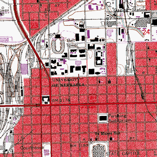 Topographic Map of Commonplace, NE