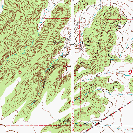 Topographic Map of Rawley Mines, CO