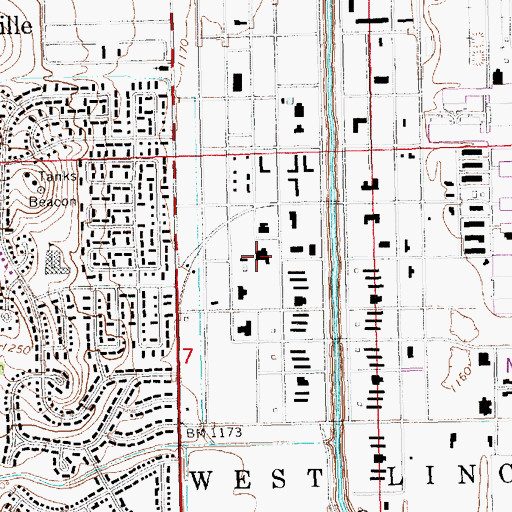 Topographic Map of Rejoice in the Lord Church, NE