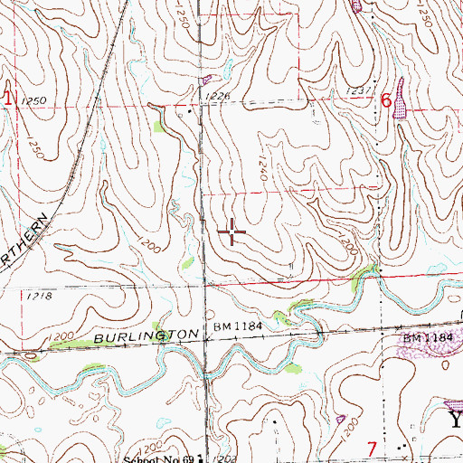 Topographic Map of Christ the King (Villa Regina) Church, NE