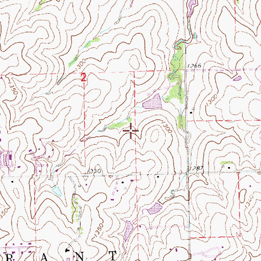 Topographic Map of Firethorn Golf Club, NE