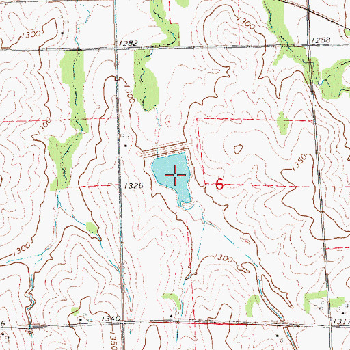 Topographic Map of Hedgefield State Wildlife Management Area, NE