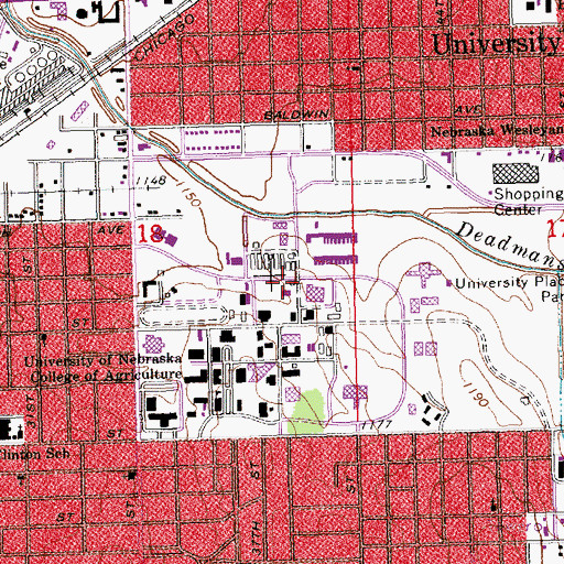 Topographic Map of Forestry Sciences Laboratory, NE