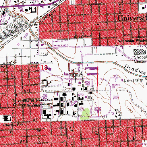 Topographic Map of Poultry Husbandry Complex, NE