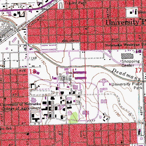 Topographic Map of Forestry Greenhouse, NE