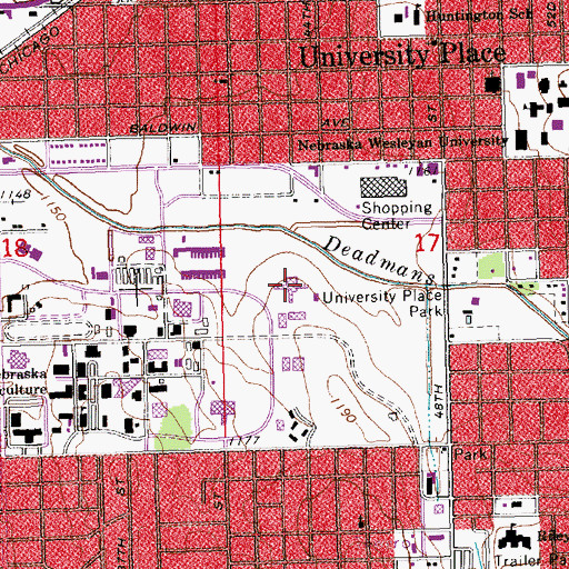 Topographic Map of Veterinary Animal Research Facility, NE