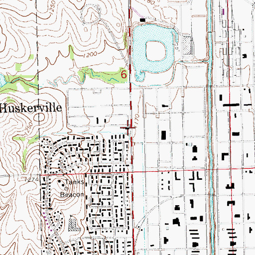 Topographic Map of Immanuel Temple Apostolic Holiness Church, NE