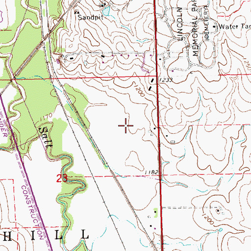 Topographic Map of Densmore Park, NE