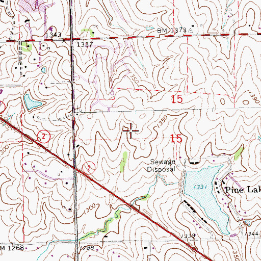 Topographic Map of Edenton South Park, NE