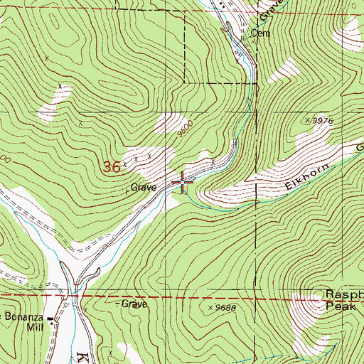 Topographic Map of Kerper City, CO