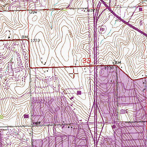 Topographic Map of Northwest Post Office, NE