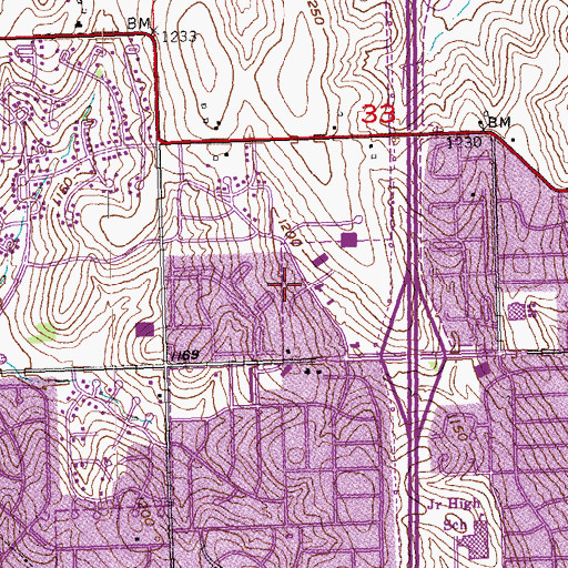 Topographic Map of Great Plains Dental Care PC Building, NE