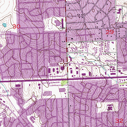 Topographic Map of Bel-Drive Dental Center, NE