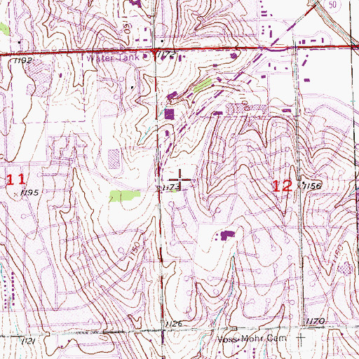 Topographic Map of Physicians Clinic, NE