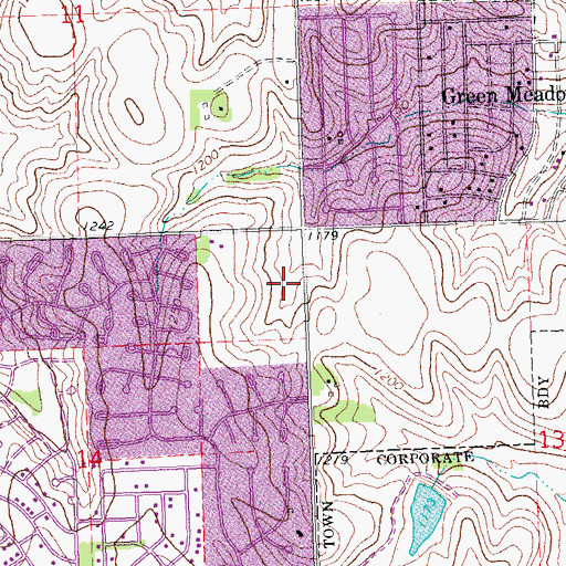 Topographic Map of Marcuzzo Chiropractic Clinic, NE