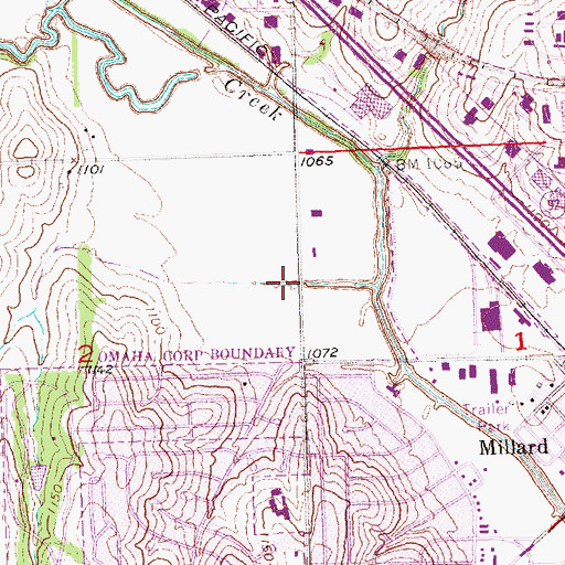Topographic Map of A Better View, NE