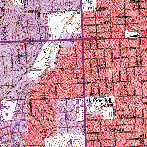 Topographic Map of Harvest Community Church, NE