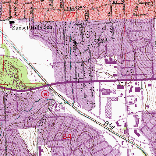Topographic Map of Victory Baptist Church, NE