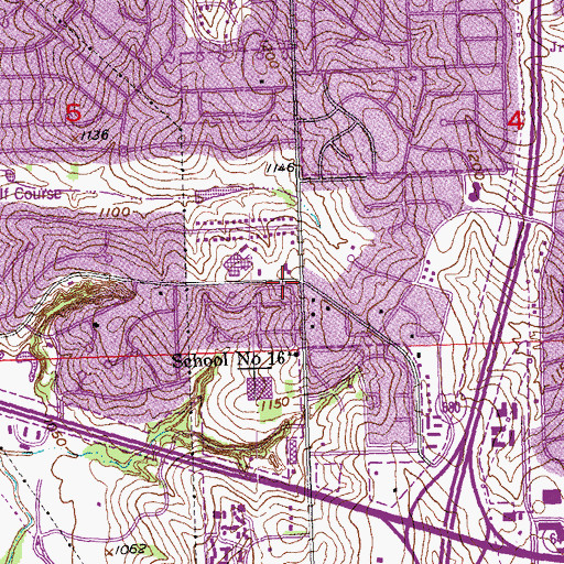 Topographic Map of Gethsemane Lutheran Church, NE