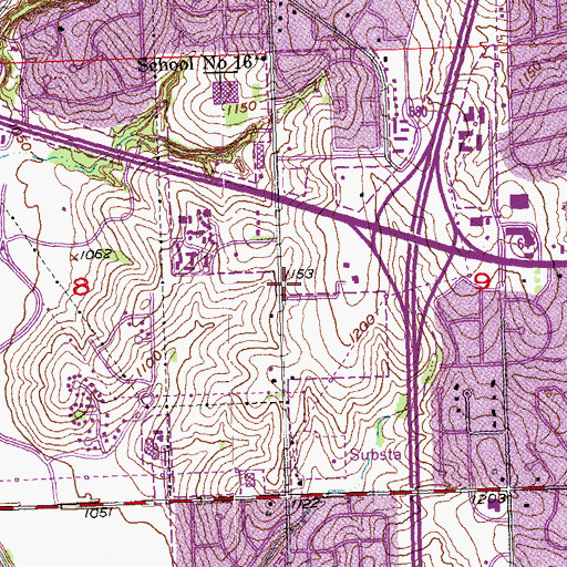 Topographic Map of Presbyterian Church of the Master, NE