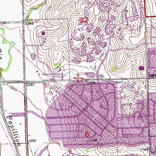 Topographic Map of Saint Elizabeth Ann Church, NE