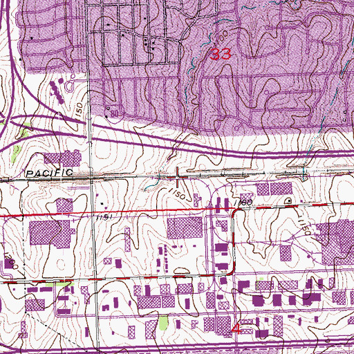 Topographic Map of Woody, NE