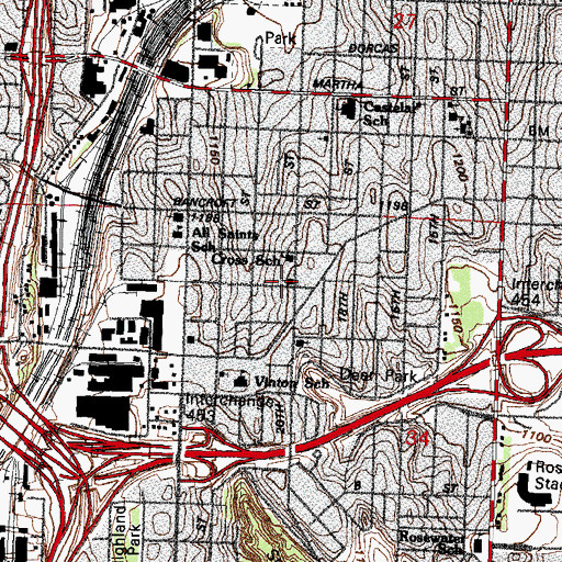 Topographic Map of Word of Life Fellowship, NE