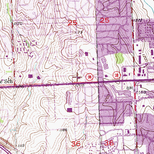Topographic Map of Rejoice Lutheran Church, NE