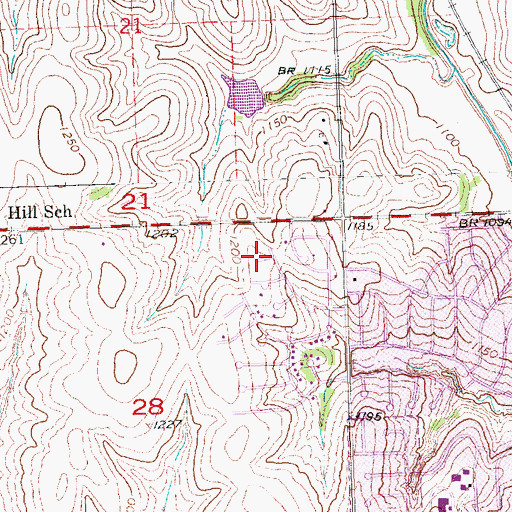 Topographic Map of Saint Thomas Lutheran Church, NE