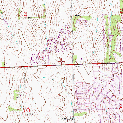 Topographic Map of Community Covenant Church, NE