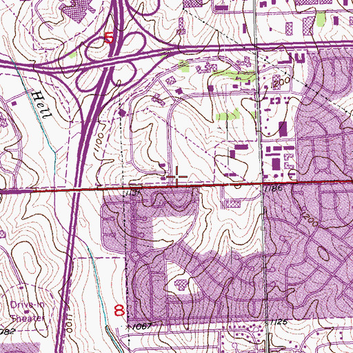 Topographic Map of Creighton Medical Association - Q Street, NE