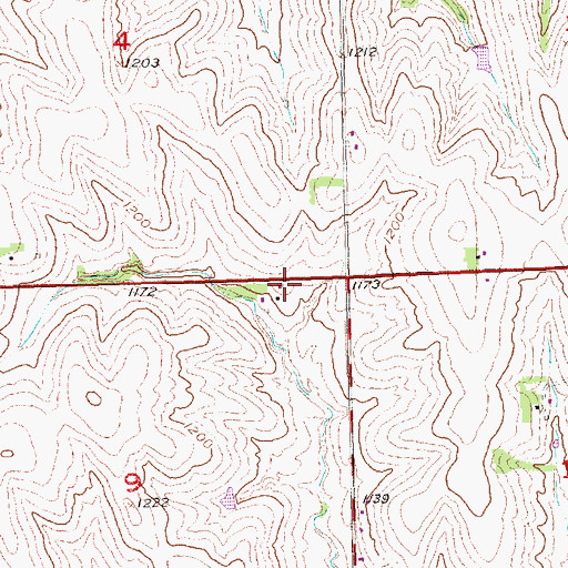 Topographic Map of University Medical Associates - Mission Village, NE