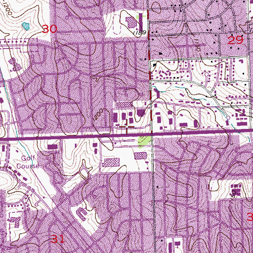 Topographic Map of Family Eye Care Center, NE