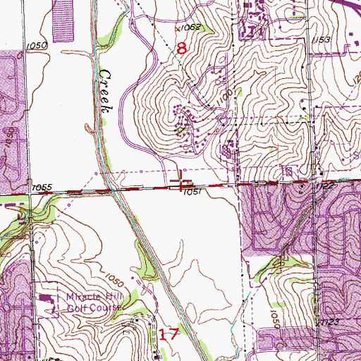 Topographic Map of Sterling House Assisted Living, NE