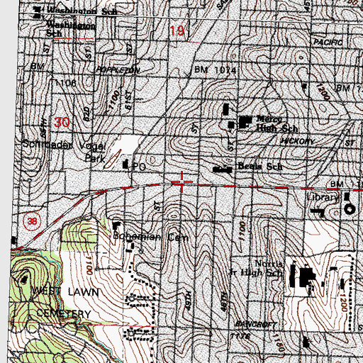 Topographic Map of Alegent Health Immediate Care Clinic, NE