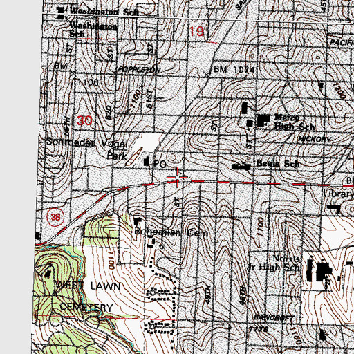 Topographic Map of Rainbow Dental Center, NE