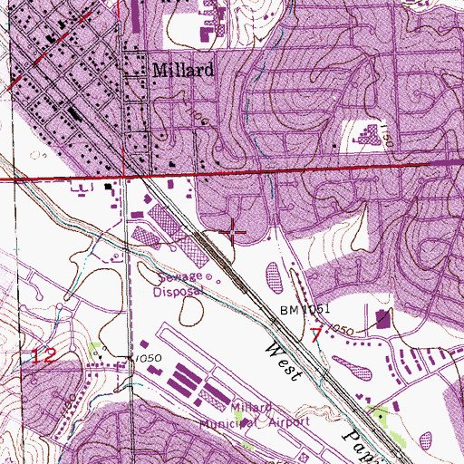 Topographic Map of Good Samaritan Center, NE