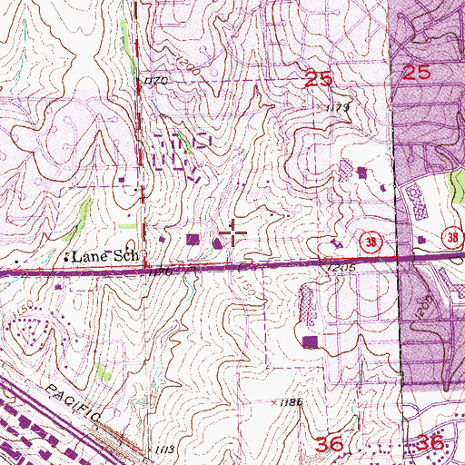 Topographic Map of Gold Circle Pediatric Clinic, NE