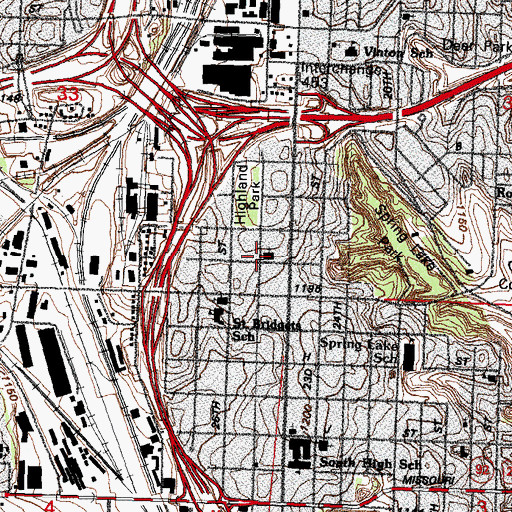 Topographic Map of Grace United Methodist Church, NE