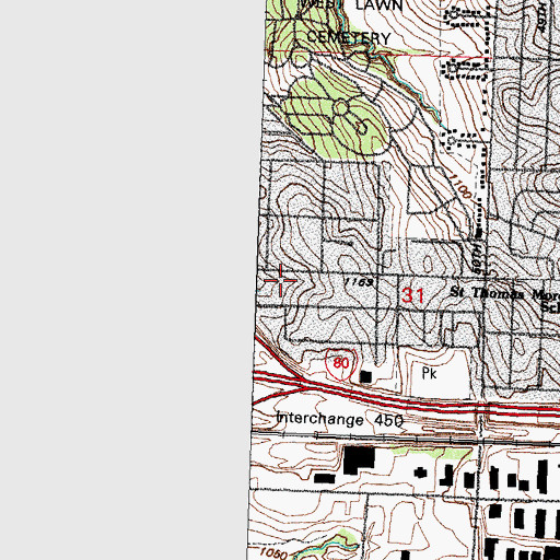 Topographic Map of Hallmark Care Center, NE