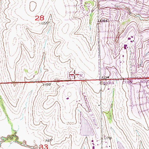 Topographic Map of Midwest Urology Associates PC Center, NE