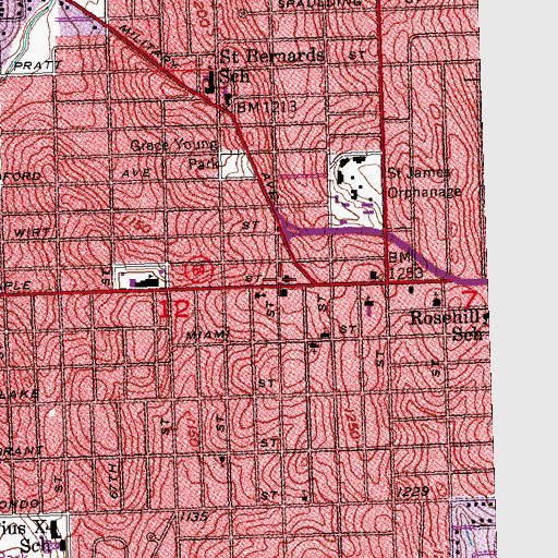 Topographic Map of Healthspring Medical Group - Benson, NE