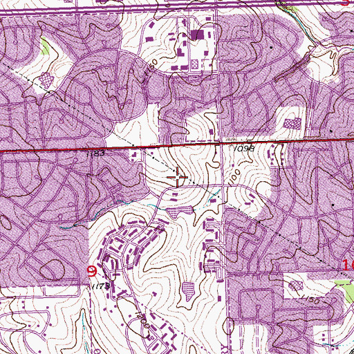 Topographic Map of Therapeutic Service Center, NE