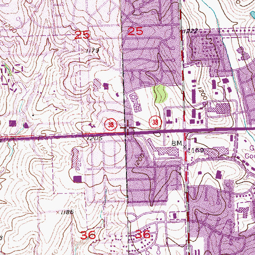 Topographic Map of Midwest Minor Medical Center, NE