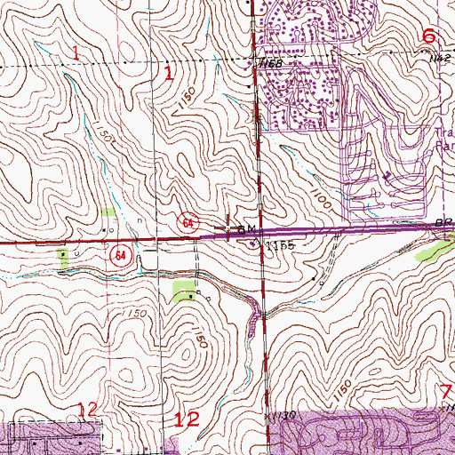 Topographic Map of Clarkson Primary Care Center, NE
