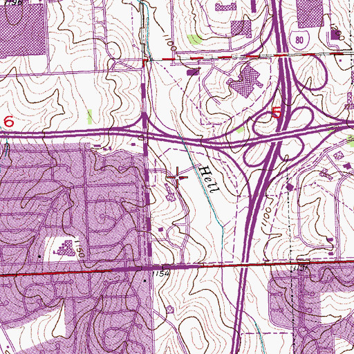 Topographic Map of Faith Evangelical Free Church, NE