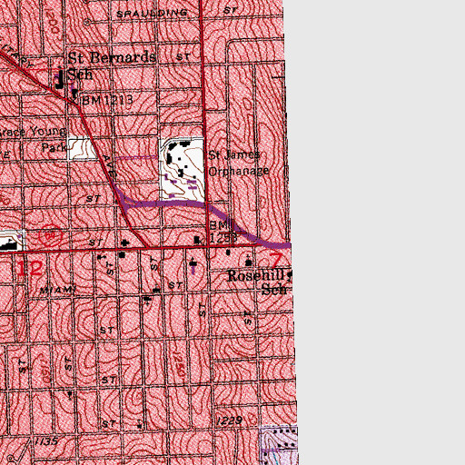 Topographic Map of Good Report Christian Center, NE
